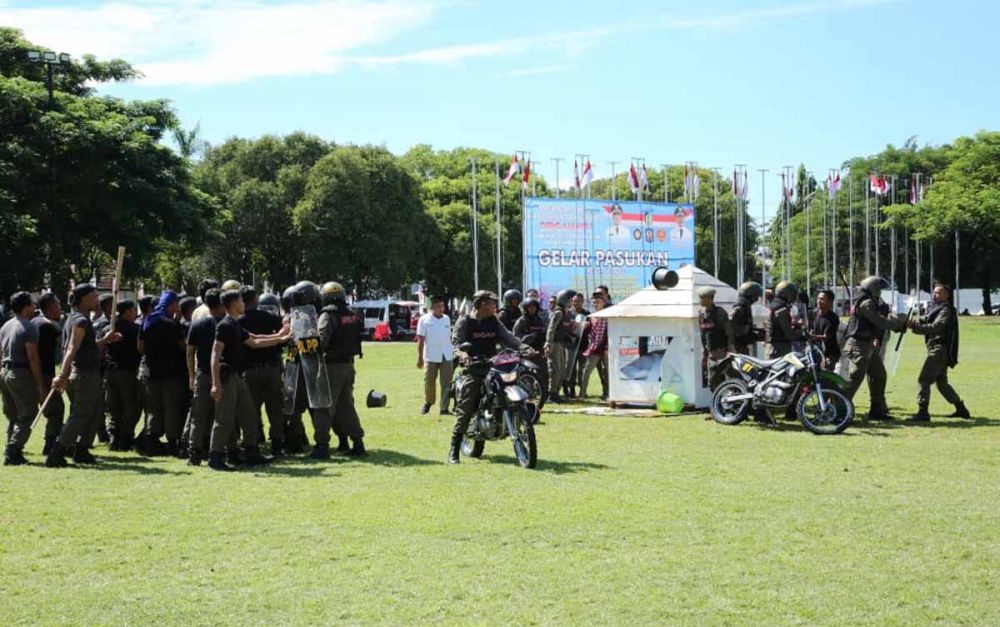 Satpol PP hingga Satlinmas Banyuwangi Siap Amankan Pemilu 2019