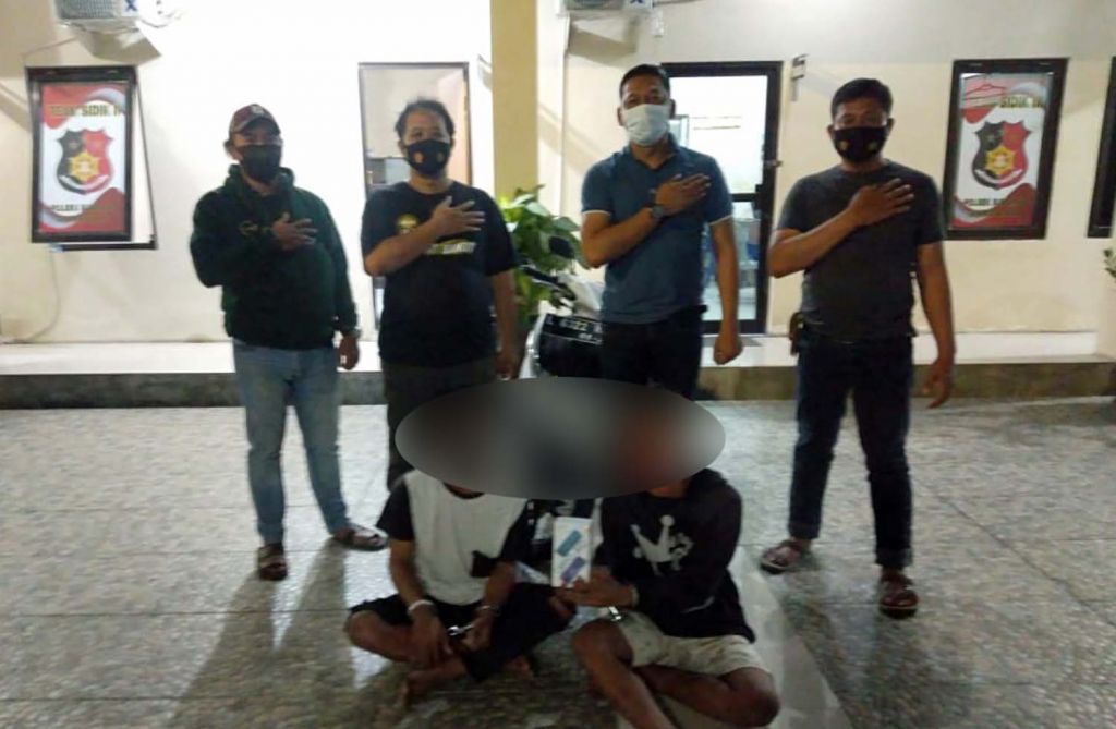 Dua bandit bengis ditangkap Tim Unit Reskrim Polsek Sukolilo, Surabaya