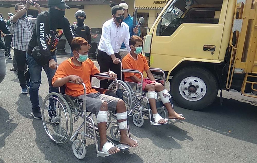 Serang Polisi dengan Bom Ikan, Tiga Bandit Pencuri Motor Didor