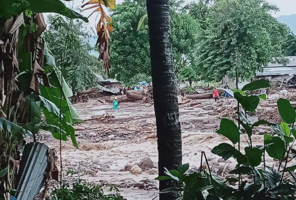 Banjir bandang di Flores Timur, NTT (Foto: BNPB)