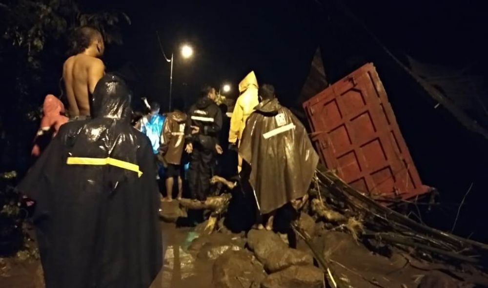 Kondisi Dusun Watusari, Desa Jedong, Kecamatan Ngoro, Kabupaten Mojokerto yang diterjang bandang/jatimnow.com