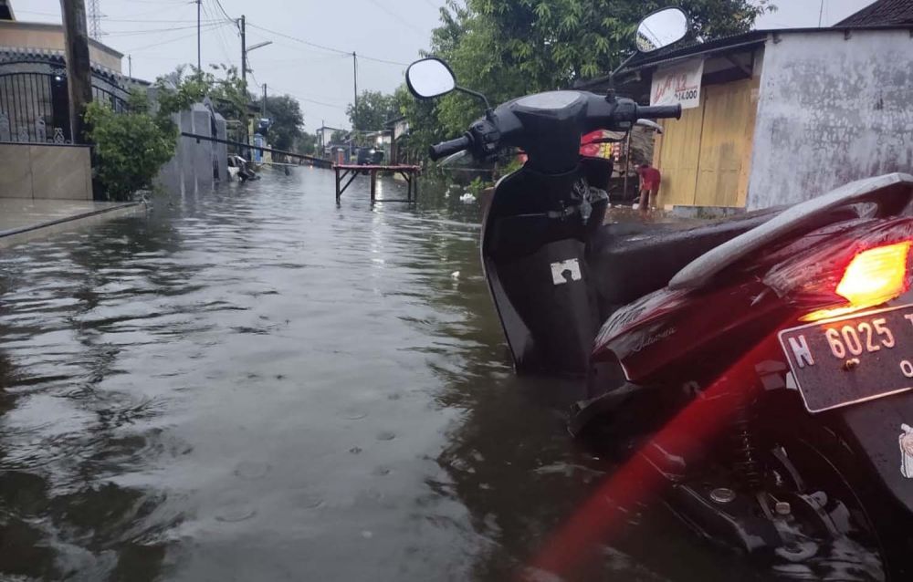 Banjir di dua desa Kecamatan Beji, Kabupaten Pasuruan