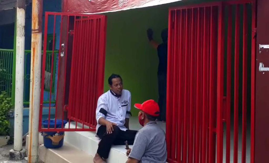 Balai RT 15, RW 7, Kelurahan Wonokromo, Surabaya (Foto-foto: jatimnow.com)