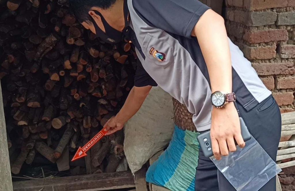 Lokasi pembuangan bayi di Ponorogo yang tewas dipukuli ibunya