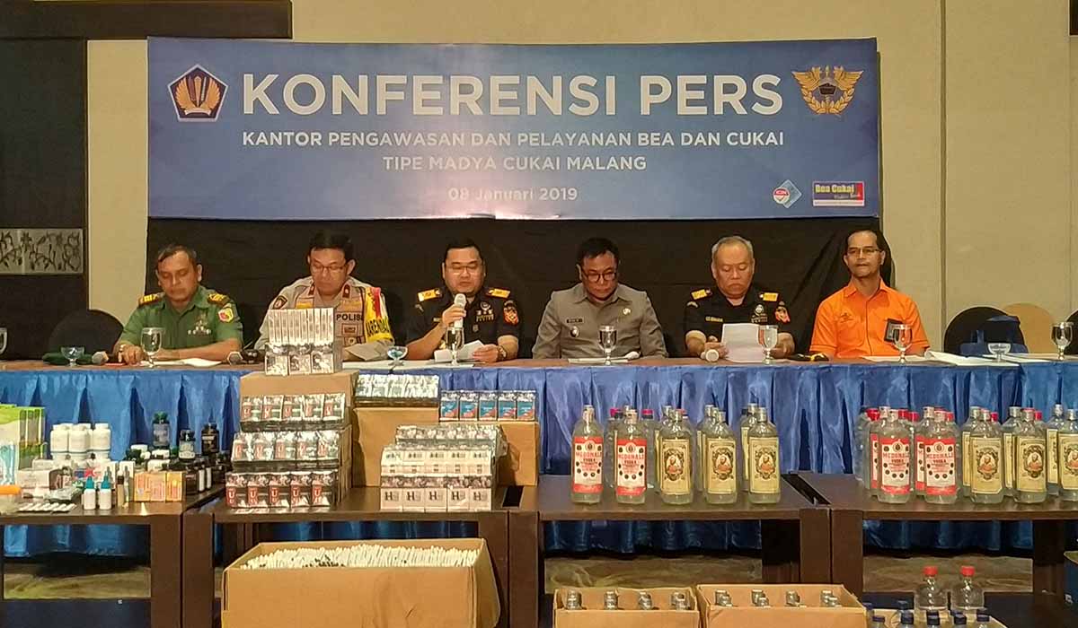 Bea Cukai Malang membeberkan capaian cukai di wilayah kerjanya