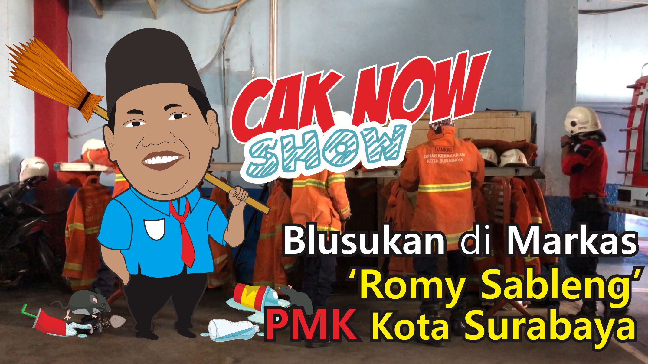 Video: Blusukan di Markas 'Romy Sableng' Kota Surabaya