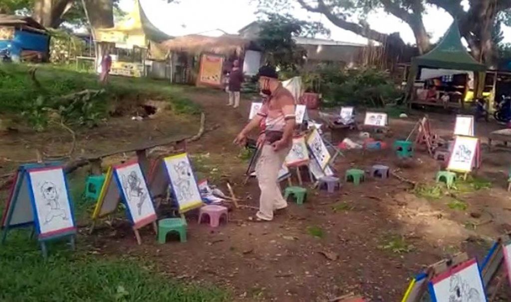 Lokasi bocah perempuan 10 tahun tertimpa ranting pohon