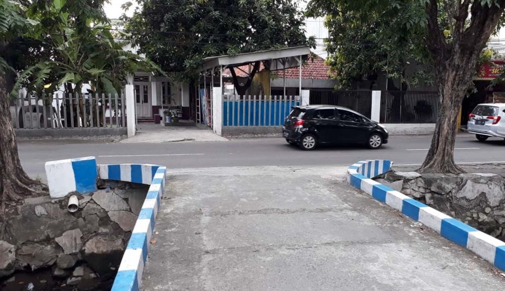 Lokasi ledakan di Mulyorejo Utara, Surabaya (Foto: Zain Ahmad/jatimnow.com)