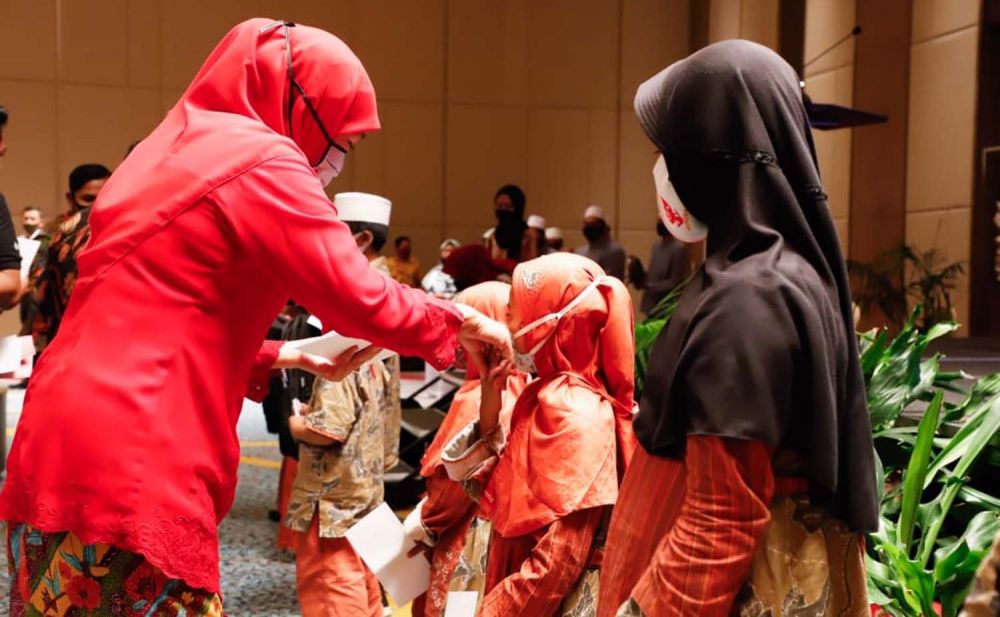 Khofifah ajal semua elemen mencari solusi dampak sosial Covid-19 pada perempuan dan anak di Jatim