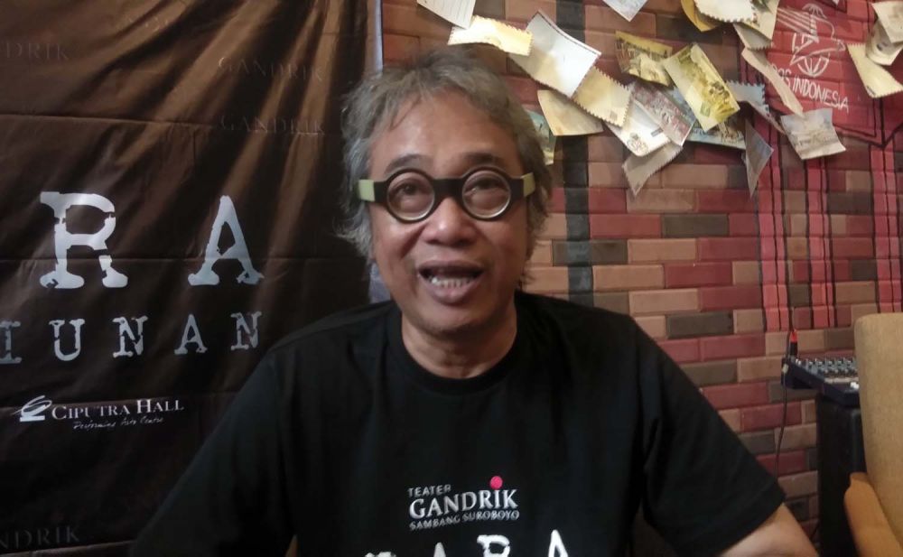 Butet Kartaredjasa saat bicara soal sosok Mendikbud Nadiem Makarim atau Mas Menteri