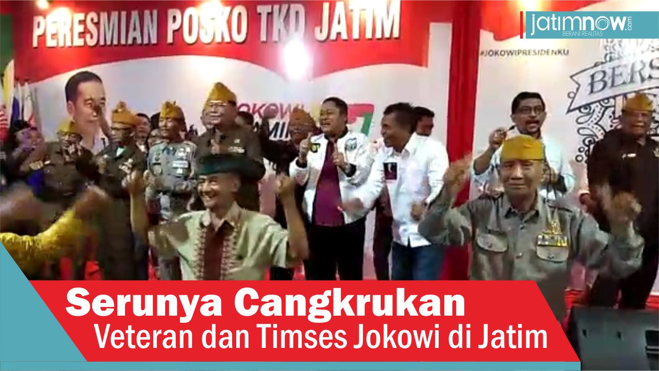 Video: Serunya Cangkrukan Veteran dan Timses Jokowi di Jatim