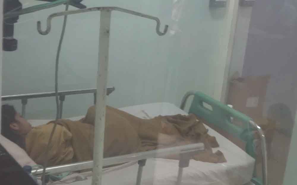 Pasien yang tengah dirawat di RSUD Dr Iskak Tulungagung