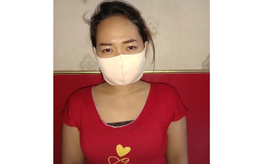 Satu dari dua cewek yang membawa kabur motor pemuda diamankan di Mapolsek Kenjeran, Surabaya