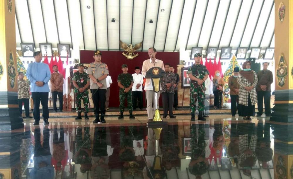 Bupati Magetan Suprawoto dan jajaran forkompimda (Foto: Dok. jatimnow.com)