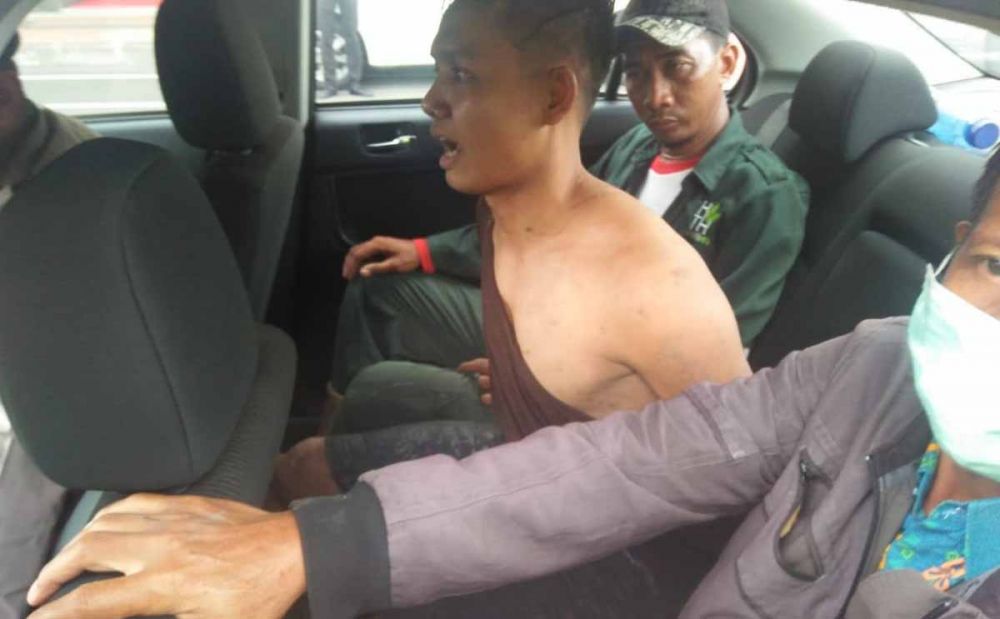 Pelaku pencurian motor yang nyemplung ke sungai di Surabaya berhasil ditangkap
