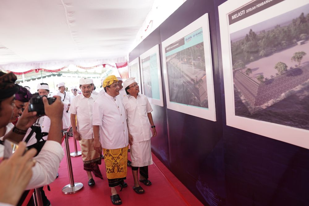 Pembangunan tempat upacara Melasti bagi Umat Hindu di wilayah Pedungan Bali oleh Pelindo III