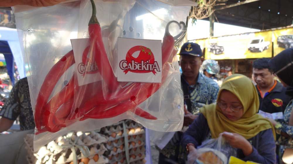Operasi pasar cabai di Tulungagung