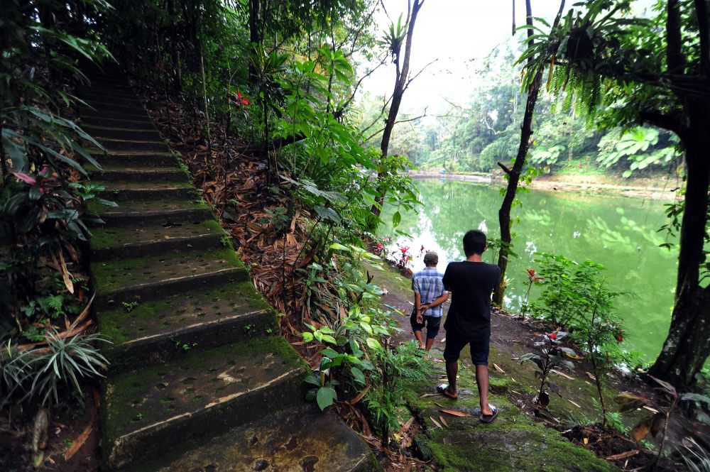 Telaga Rowo Bayu yang terletak di Dusun Sambungrejo, Desa Bayu, Kecamatan Songgon, Kabupaten Banyuwangi (foto: Irul Hamdani/jatimnow.com)