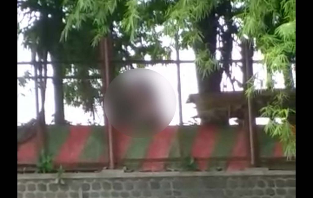 Tangkapan layar video pasangan mesum di Danau Ranu, Pasuruan yang beredar