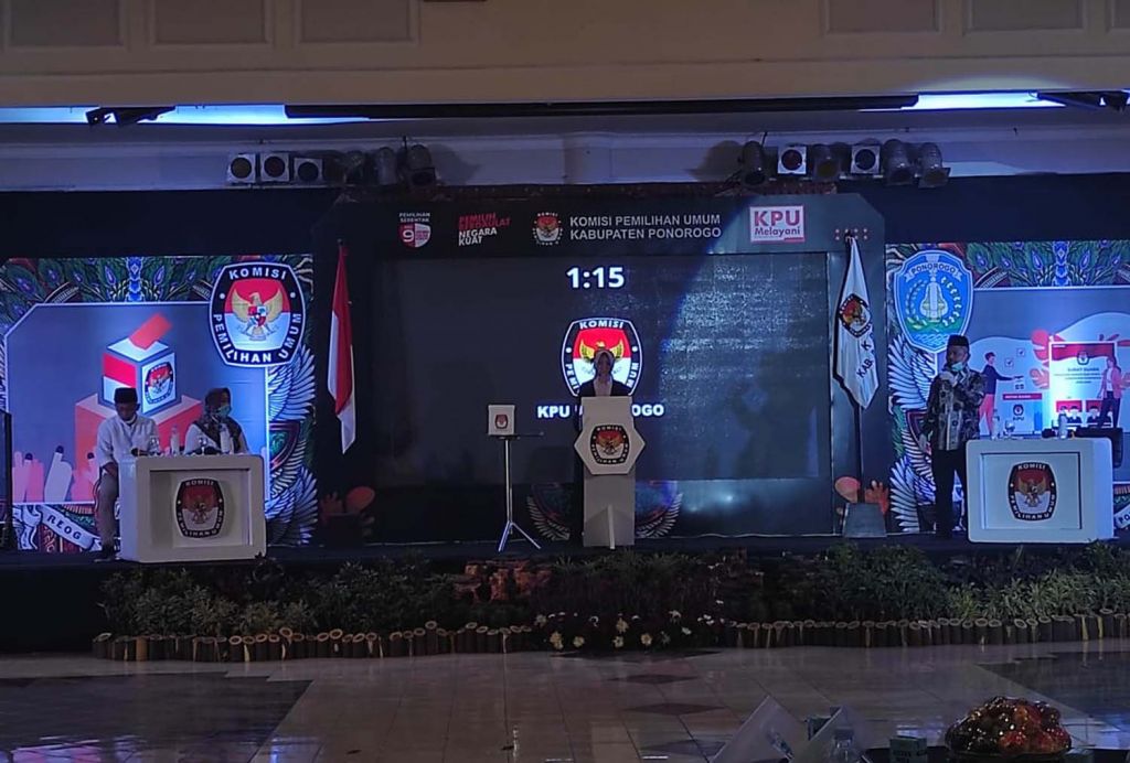 Debat Publik ke-3 Pilkada Ponorogo 2020