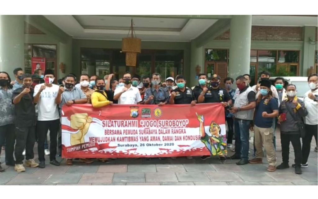 Sejumlah tokoh pemuda gelar deklarasi Jogo Suroboyo