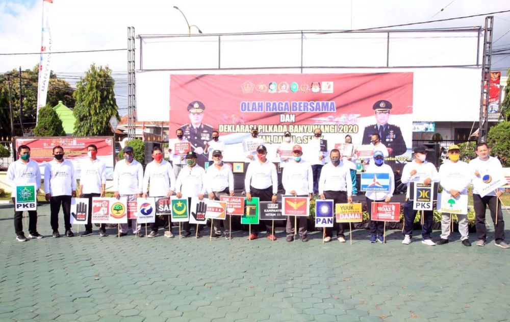 Deklarasi Pilkada Banyuwangi 2020 aman, damai dan sejuk