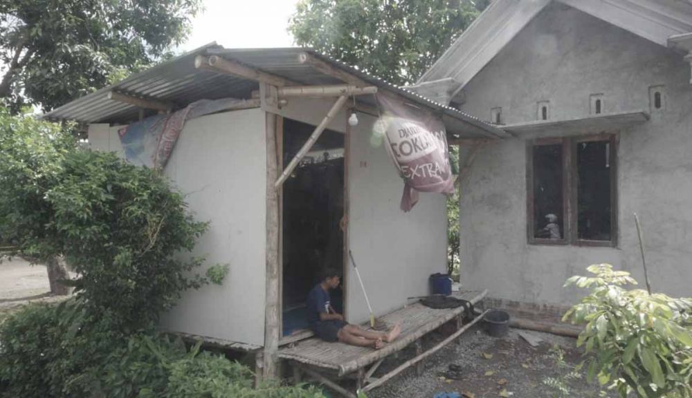 Tempat tinggal Rohman dan keluarganya di Ngawi yang ditinggal eksodus ke Malang 