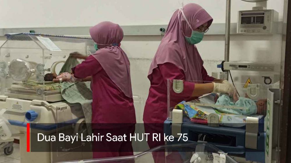 Video: Dua Bayi Lahir Saat HUT RI ke 75