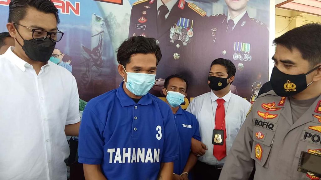 Duda muda yang cabuli gadis 12 tahun di vila Prigen diamankan di Mapolres Pasuruan