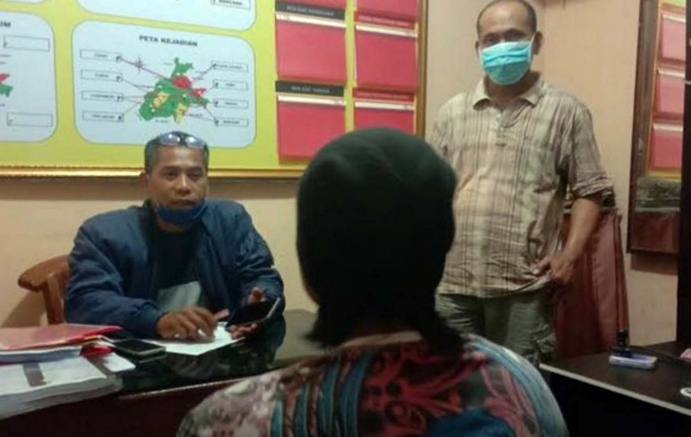 Polisi sempat meminta keterangan MH, duda asal Klaten yang diamankan warga Ngawi