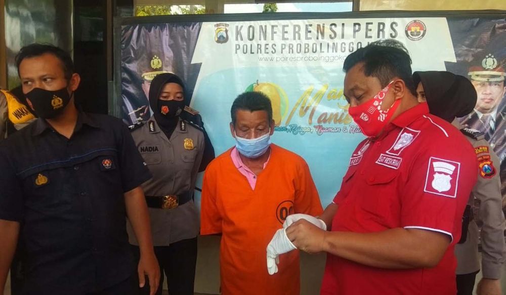 Dukun cabul diamankan di Mapolres Probolinggo Kota