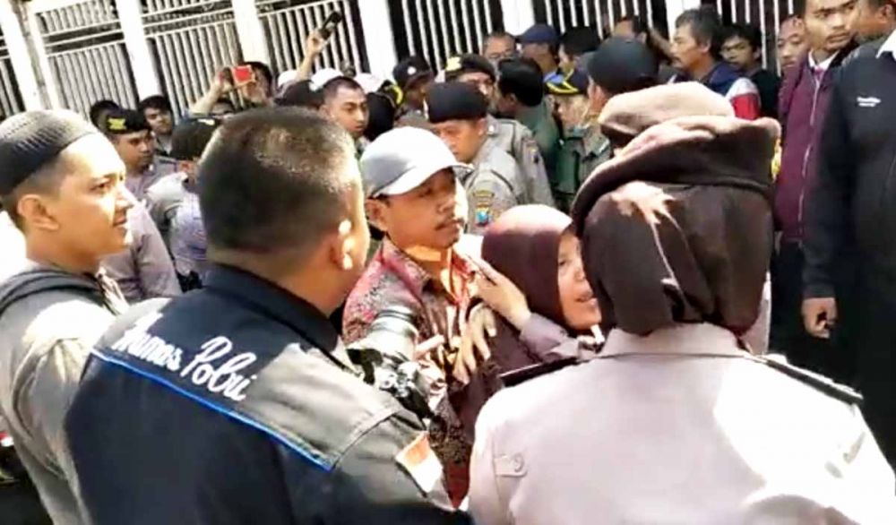 Kericuhan warnai eksekusi ruko di Kediri