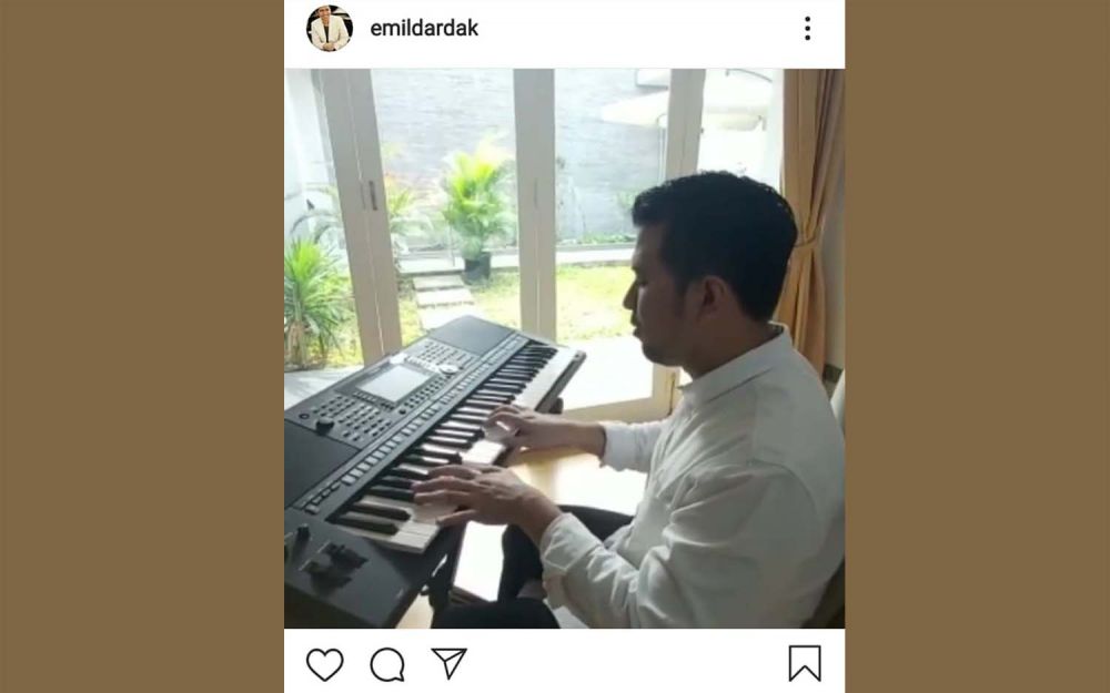 Tangkapan layar video akun Instagram Wagub Jatim Emil Dardak