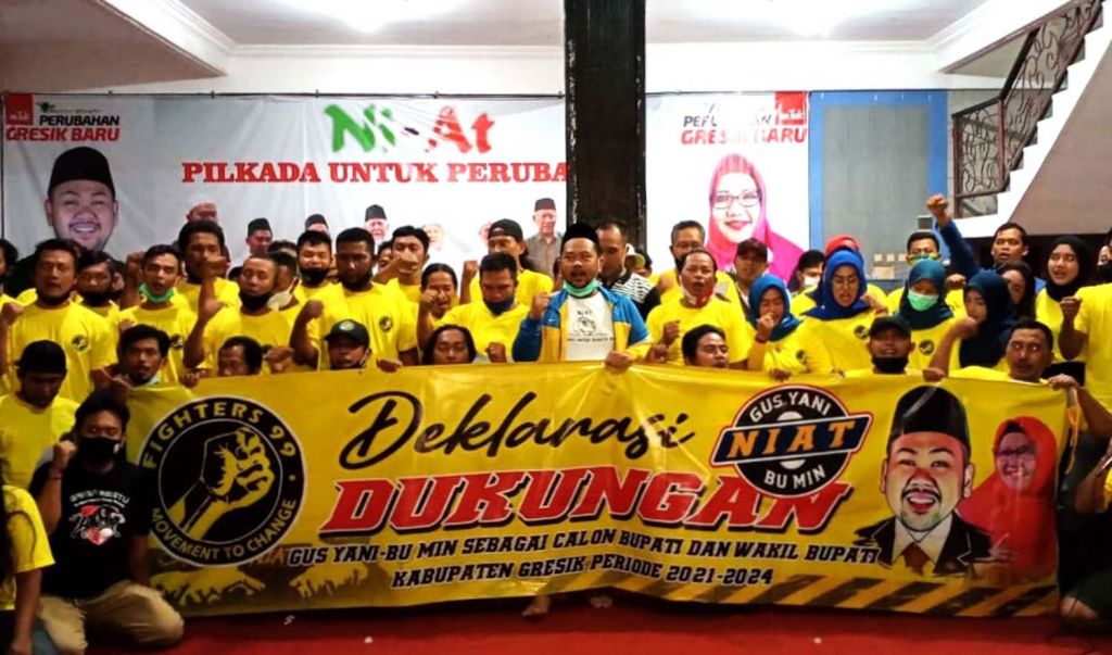 Fighter 99 deklarasi dukung Gus Yani dalam Pilkada Gresik 2020