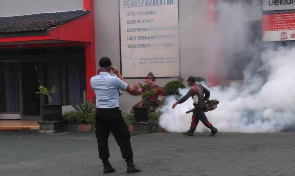 Cegah Demam Berdarah, Fogging Dilakukan di Lapas Tulungagung