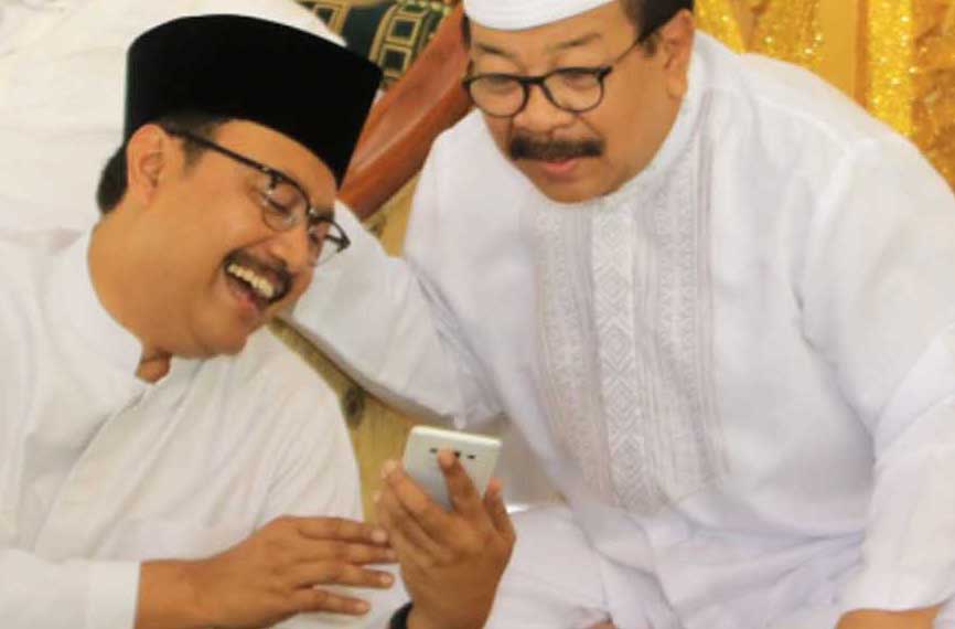 Gus Ipul ketika bersama Pakde Karwo