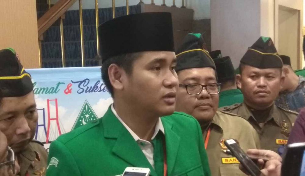 Ketua Pimpinan Wilayah GP Ansor Jatim, Moh Abid Umar atau Gus Abid