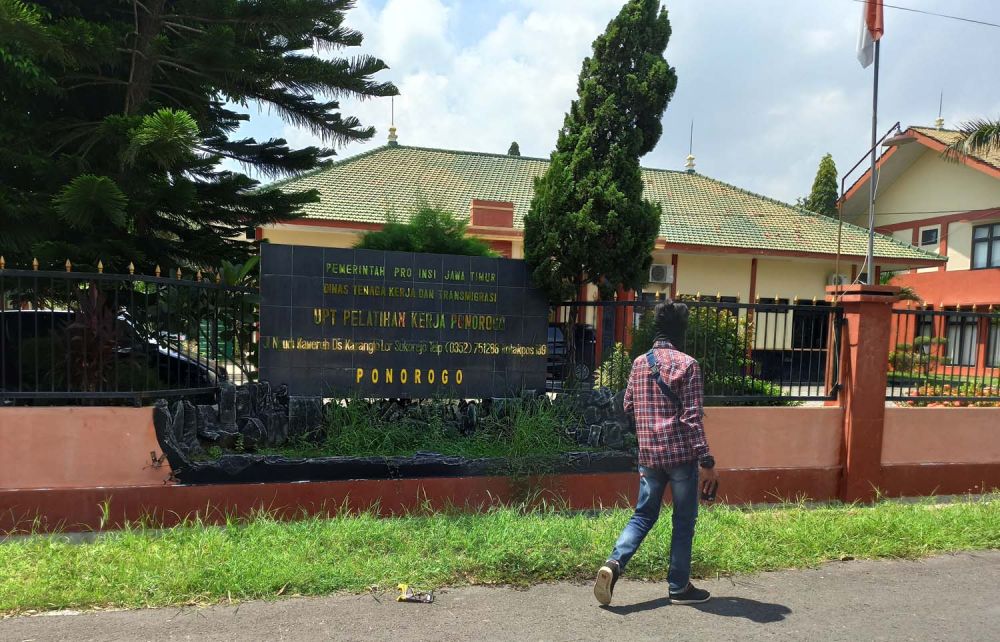 Gedung BLK atau UPT Pelatihan Kerja Ponorogo, Disnakertrans Pemprov Jatim