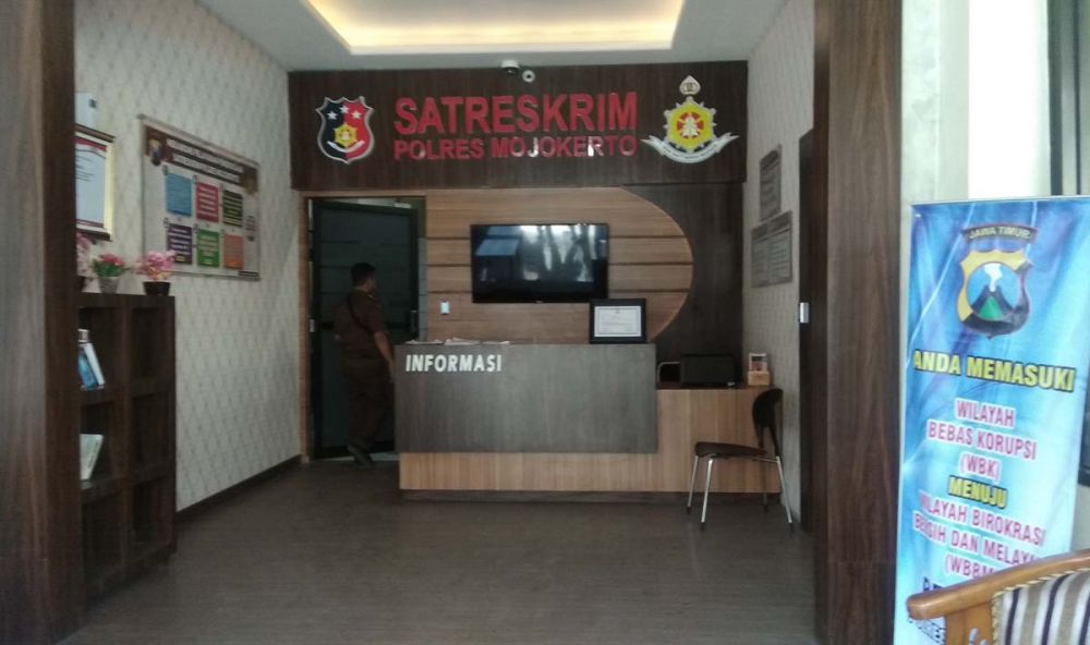 Gedung Satreskrim Polres Mojokerto