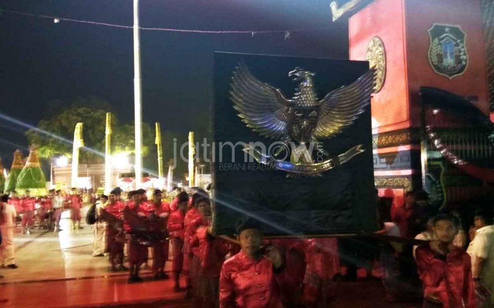 Ilustrasi: Tradisi Gerebek Pancasila di Hari Lahirnya Pancasila 1 Juni 2018 lalu oleh Pemkot Blitar