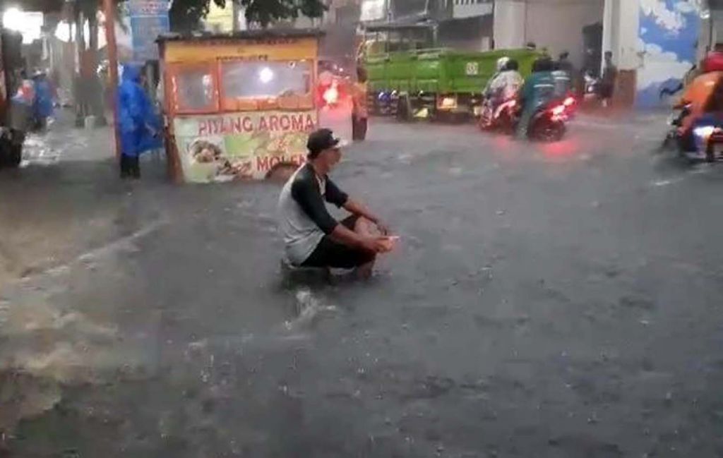 Sejumlah Wilayah di Kota Mojokerto Tergenang Air