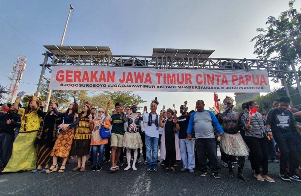 Gerakan Jawa Timur Cinta Papua digelar di Surabaya