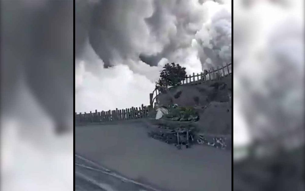 Gunung Tangkuban Perahu Meletus, Tinggi Abu Vulkanik Capai 200 Meter
