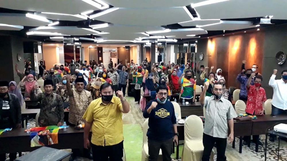 Para guru sekolah swasta se Surabaya dukung Machfud Arifin jadi wali kota