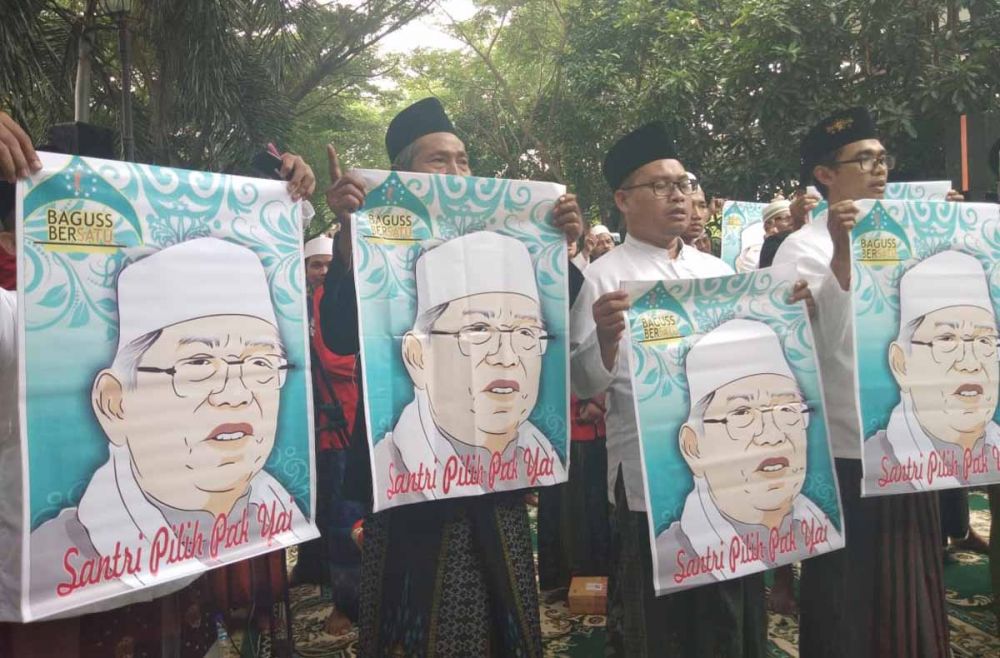 Gus dan Santri di Gresik Deklarasi Dukung Jokowi-Ma'ruf Amin