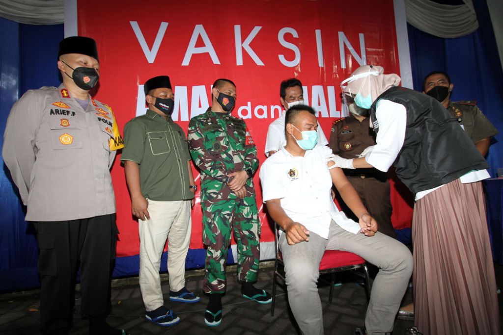 HPN 2021, PWI dan Dinkes Vaksin Covid-19 Bagi Jurnalis di Gresik