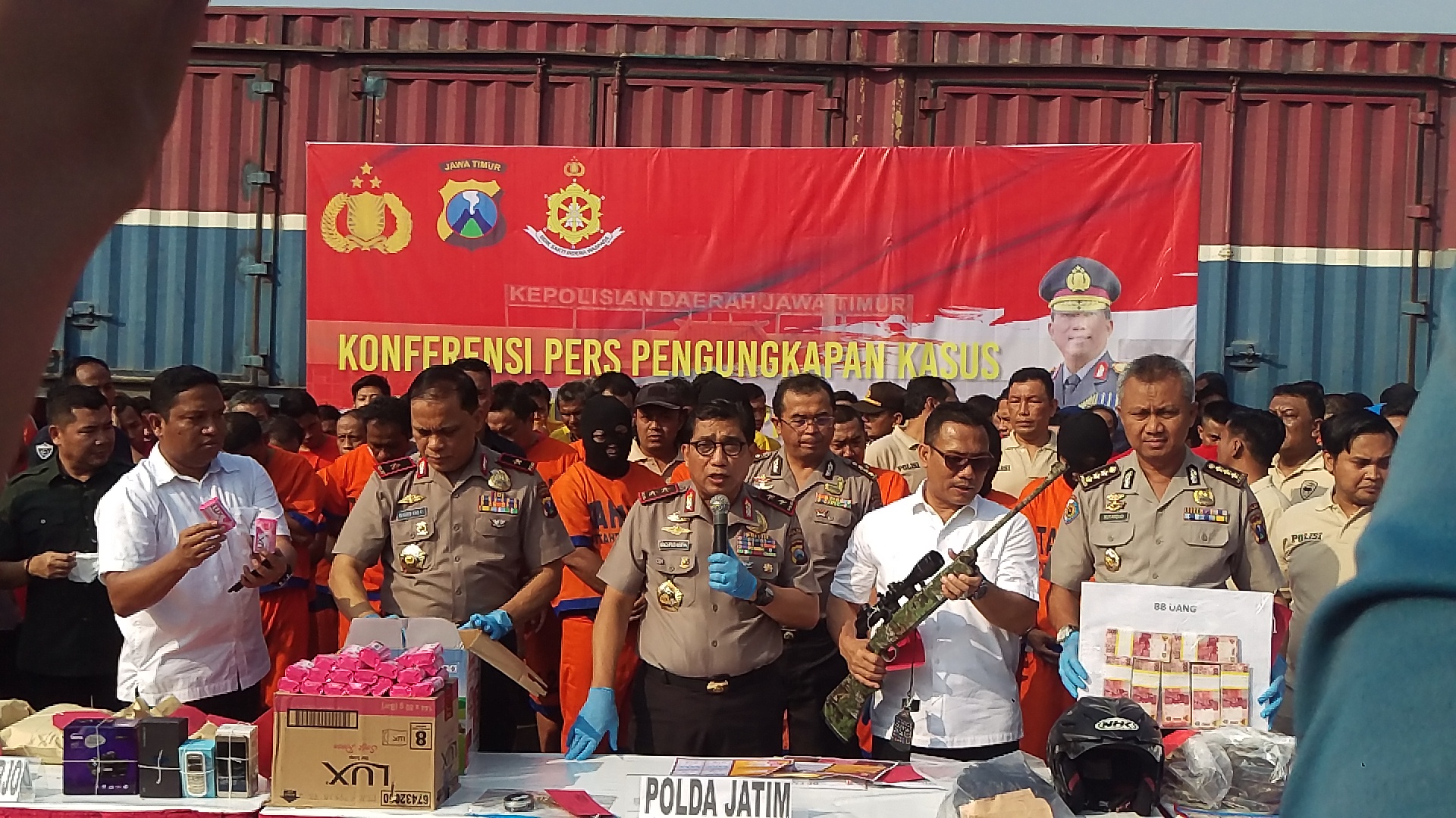 Polda Jatim Ringkus Sindikat Pembajak Truk 