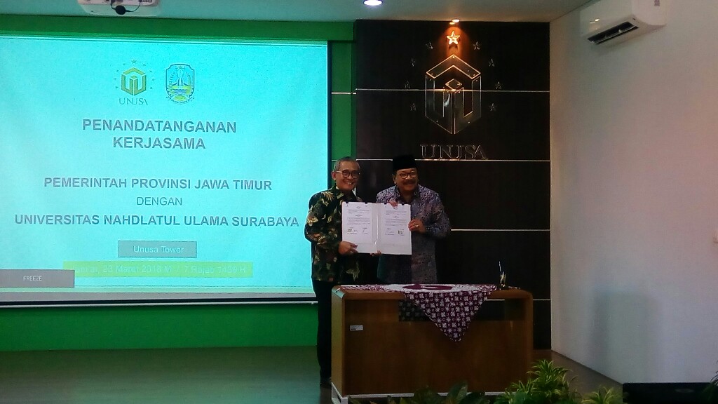 Penandatanganan MoU Gubenur dengan Unusa