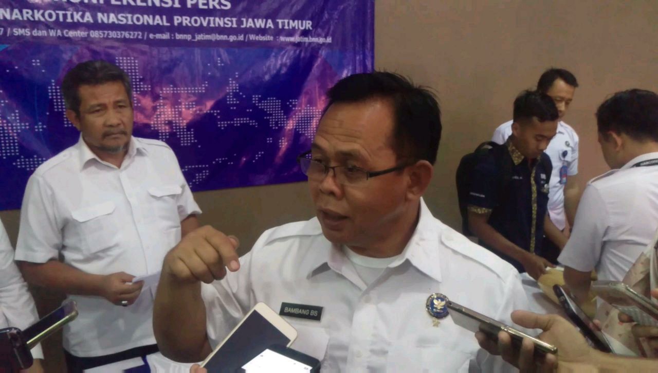 Kepala BNNP Jatim Brigjen Pol Bambang Budi Santoso.