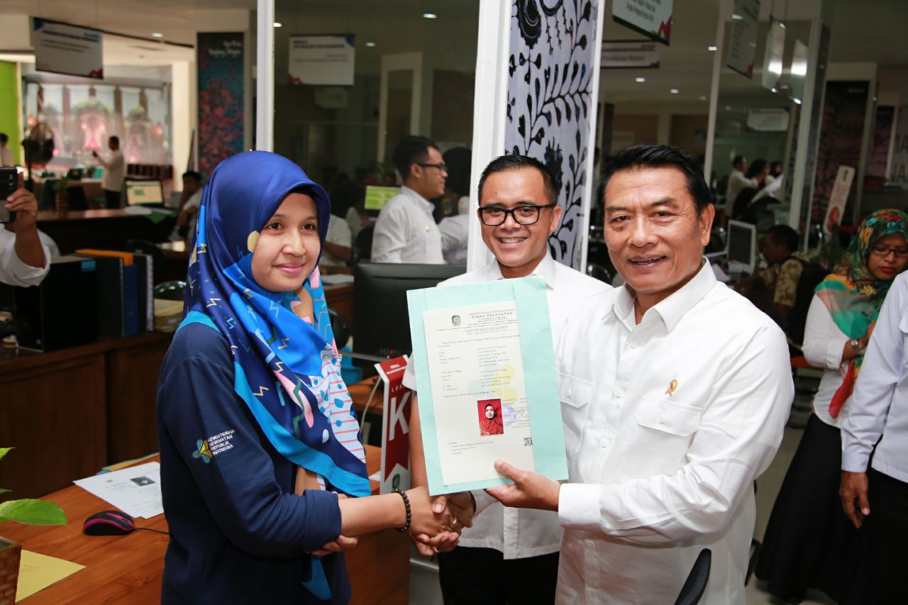 Moeldoko saat mengunjungi Banyuwangi